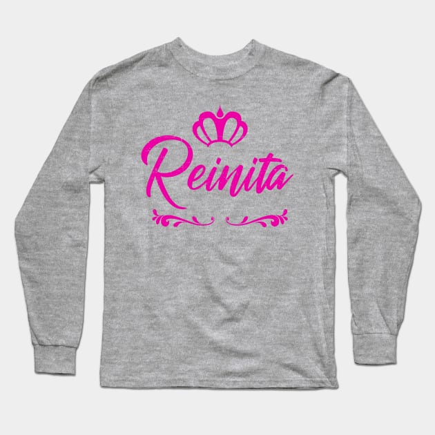 La Reinita - the queen Long Sleeve T-Shirt by verde